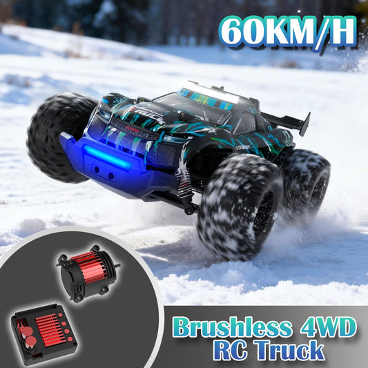 HayXUN RC car with alloy drivetrain ready for jumps and rough trails.