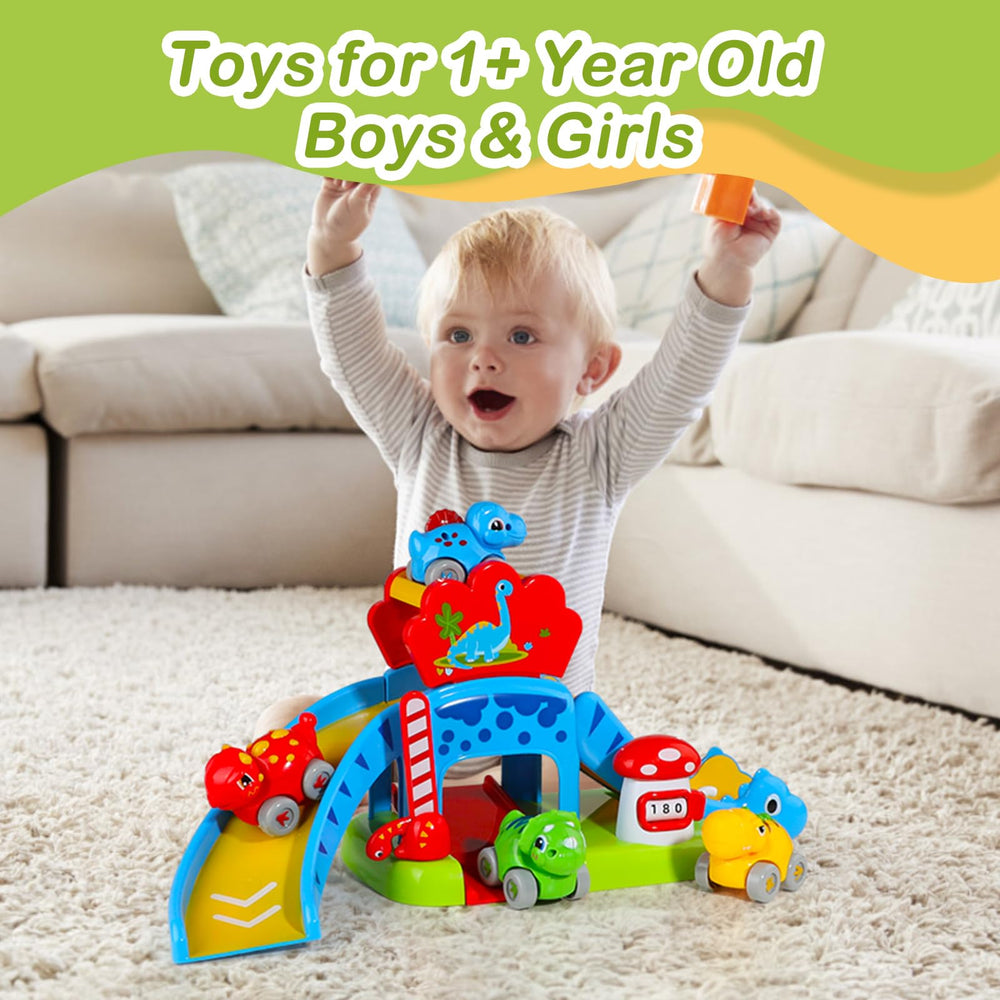 HAYXUN Dino Slide Set modular pieces enabling solo or group play