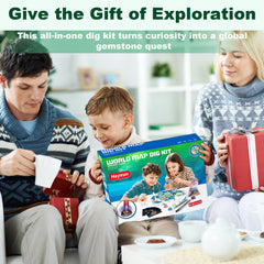 HAYXUN Kids Geology Gift Pack encourages hands-on learning.