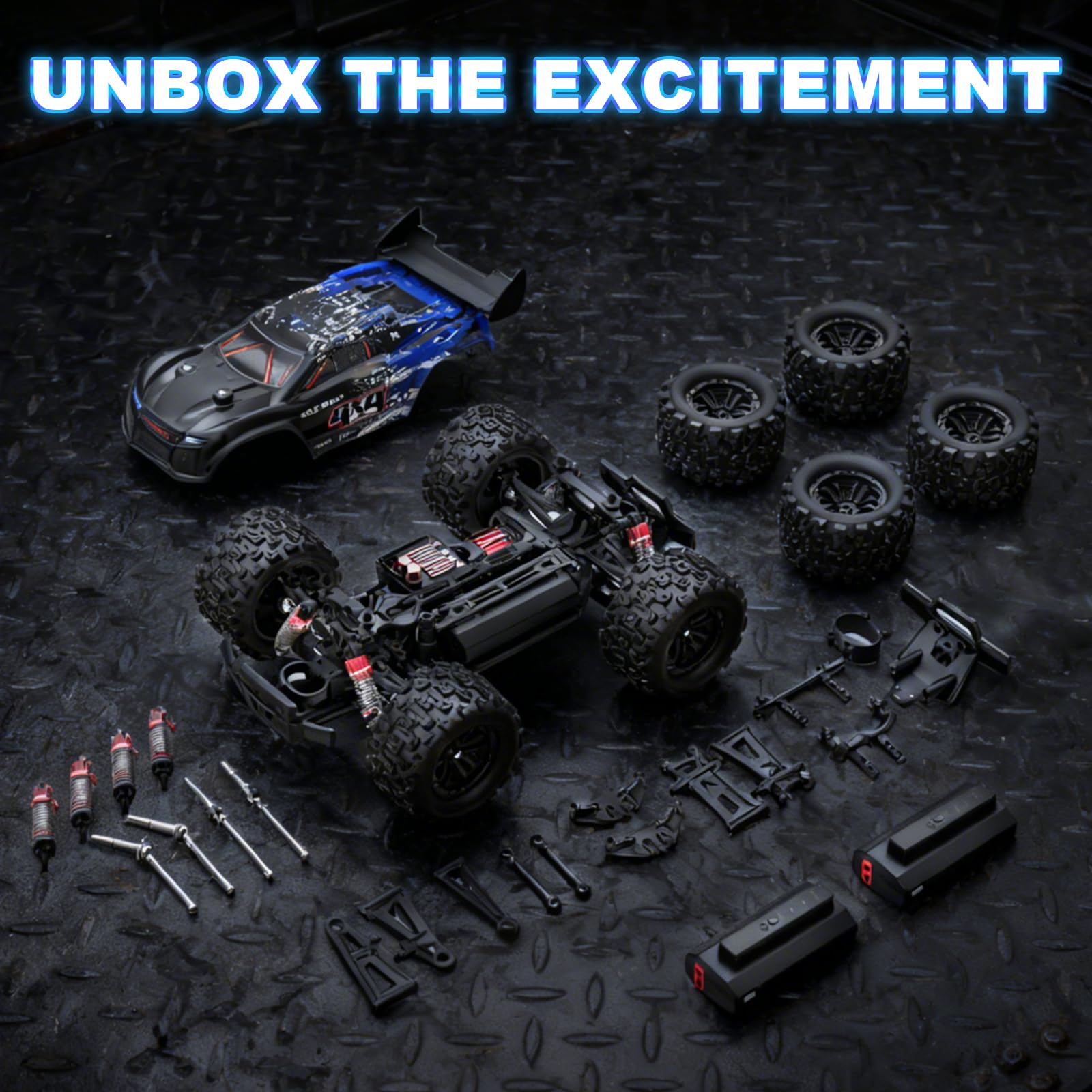 Hayxun modular batteries enable quick swaps and longer play sessions.