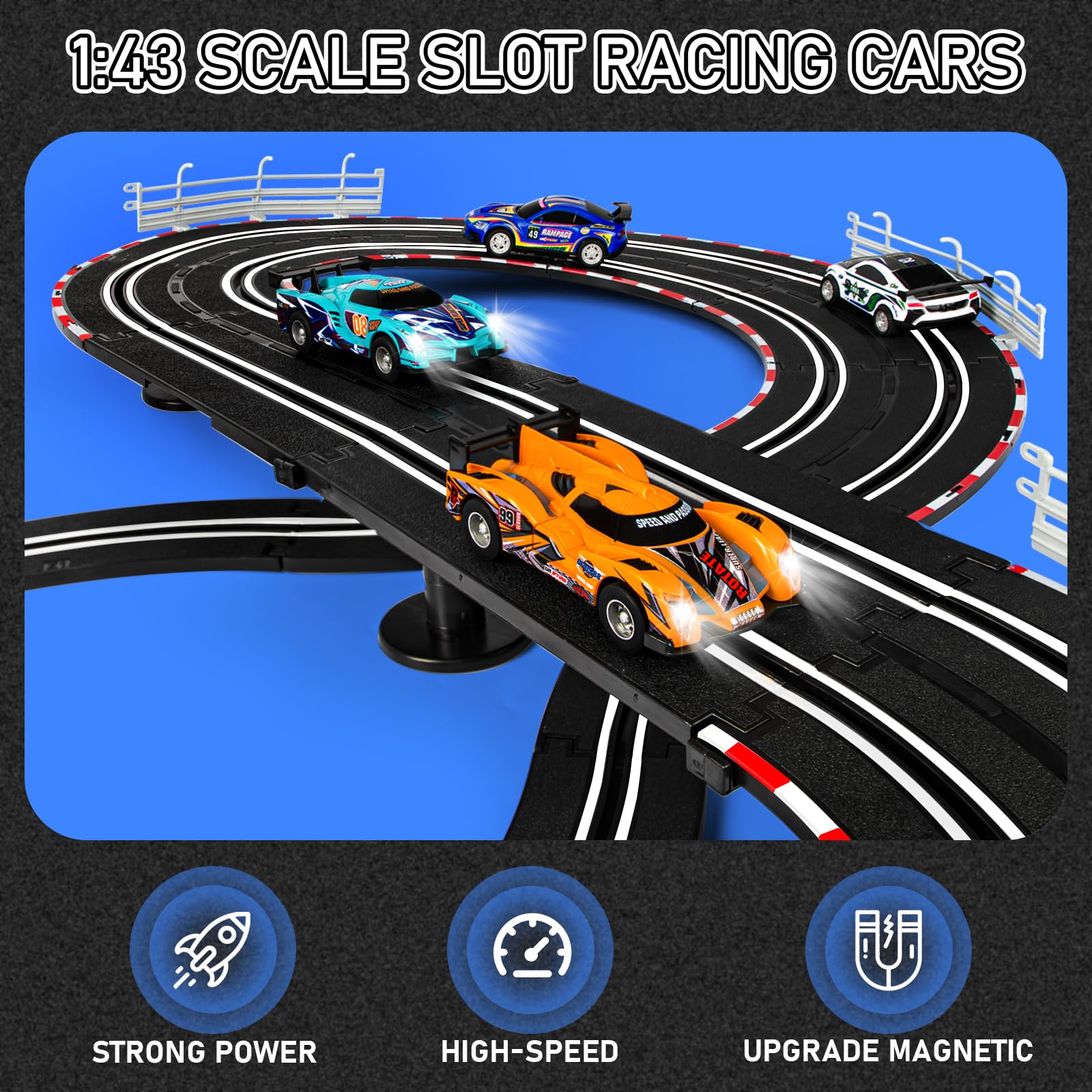 HAYXUN track assembly 16 ft flexible layout for quick setup and exciting routes