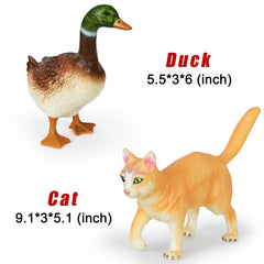 Hazibao soft jumbo farm duck for splashy bath-time play and storytelling