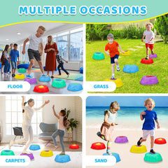 Hazms stepping stones promote kids balance and active learning through play