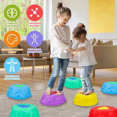 Hazms stepping stones support motor skills training and balance practice