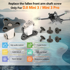 HBIHGHHONG DJI Mini 3 front arm screws secure fit for reliable hinge