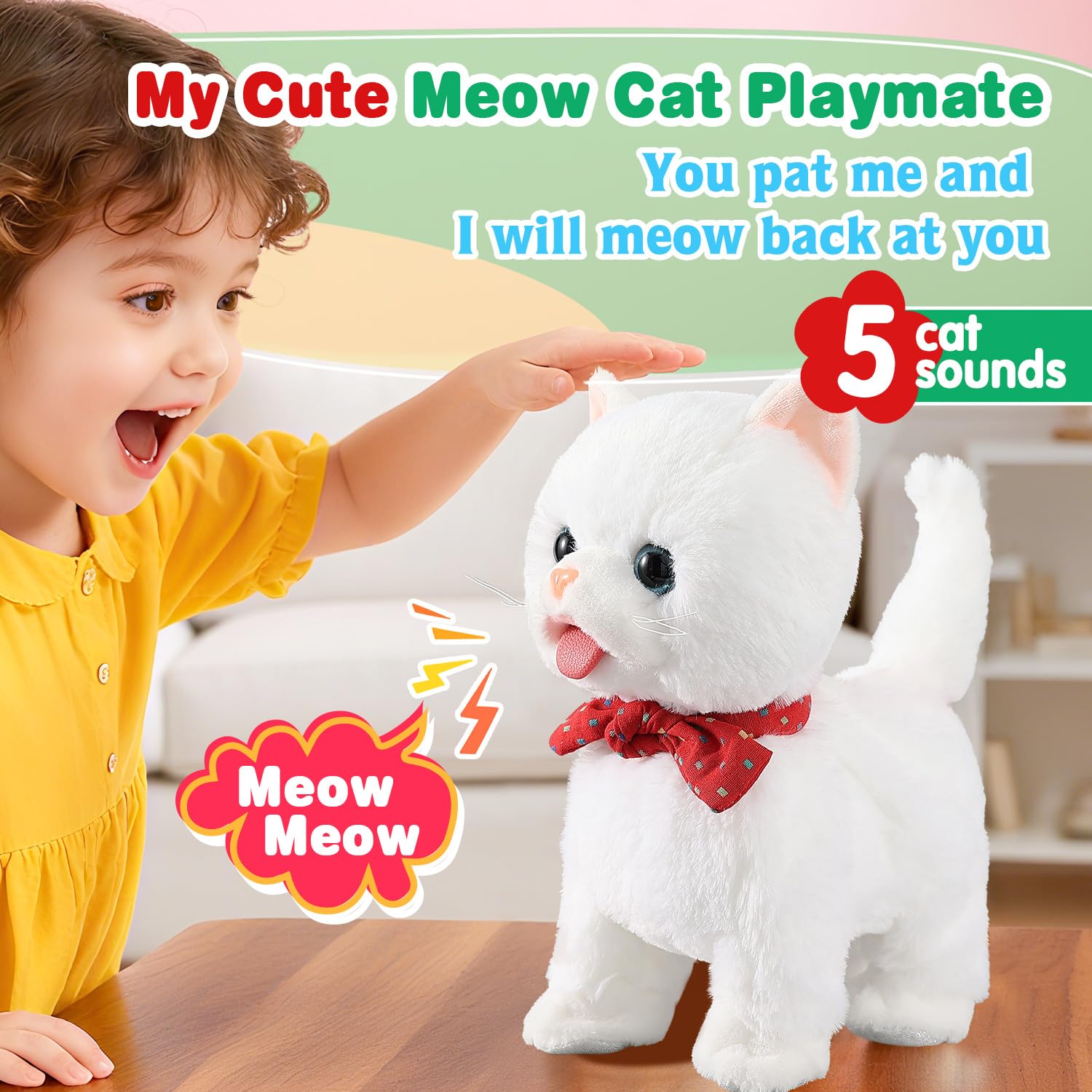 HCdoujoy repeating voice feature echoes your words in a cute tone