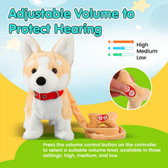HCdoujoy Corgi volume control for flexible sound levels during playtime.