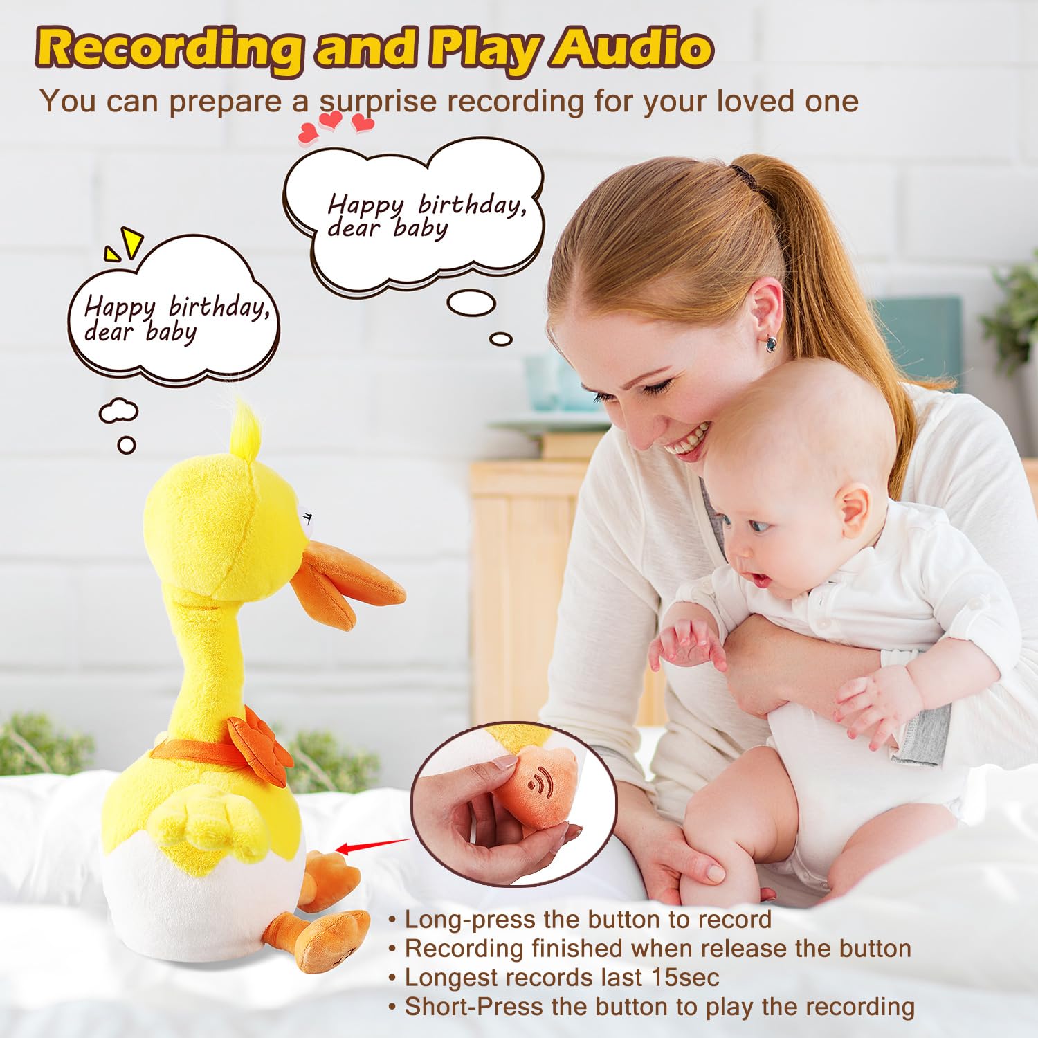 HCdoujoy duck performing 30 songs to spark singing and rhythm