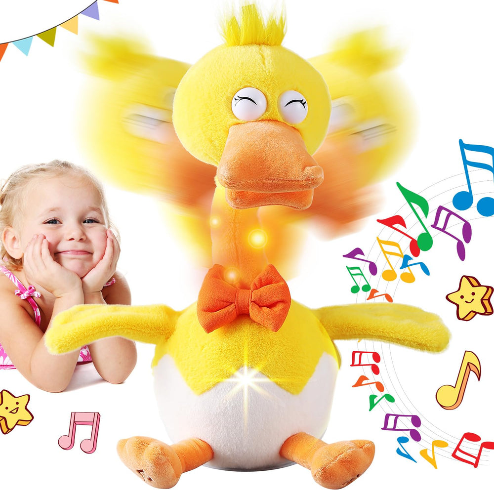 HCdoujoy eggshell dancing duck front view for engaging toddler play