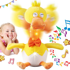 HCdoujoy eggshell dancing duck front view for engaging toddler play