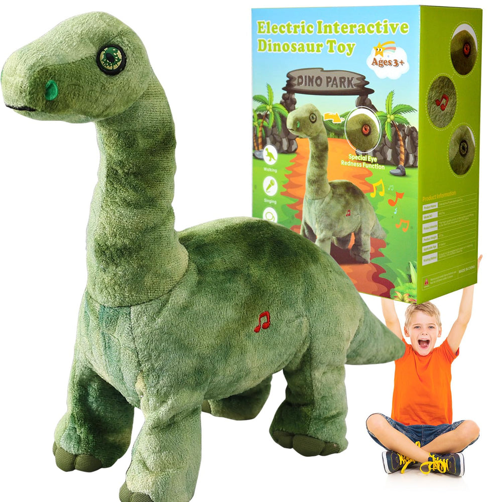 HCdoujoy Green Dinosaur walking for interactive playtime.