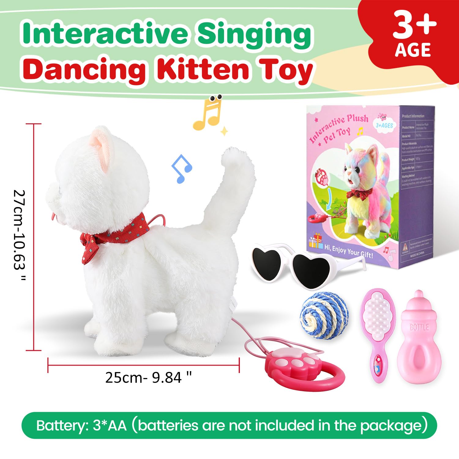 HCdoujoy interactive cat toy encourages imaginative role-play adventures