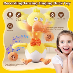 HCdoujoy talking duck with recording feature for personalized messages