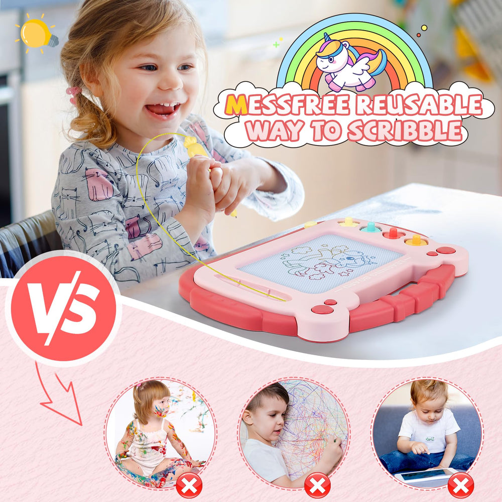 HCFJEH magnetic drawing board color options showcase vivid shades for doodling