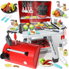 HCFJEH Toys double-grilling-space featuring ample room for creative grill play.