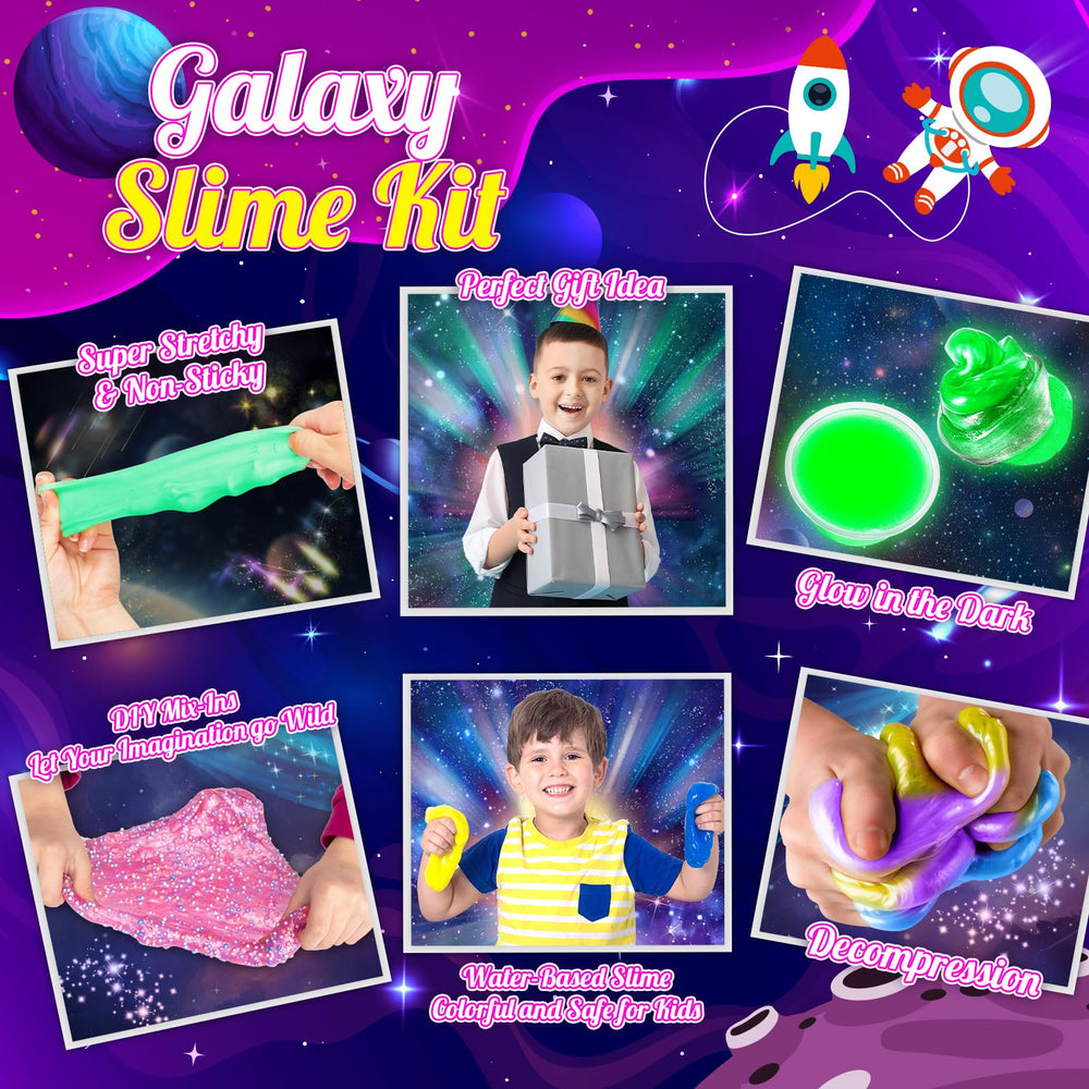 HCHILDHOOD airtight storage containers keep slime fresh between sessions.