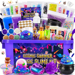 HCHILDHOOD Galaxy Base slime for space-themed texture play.