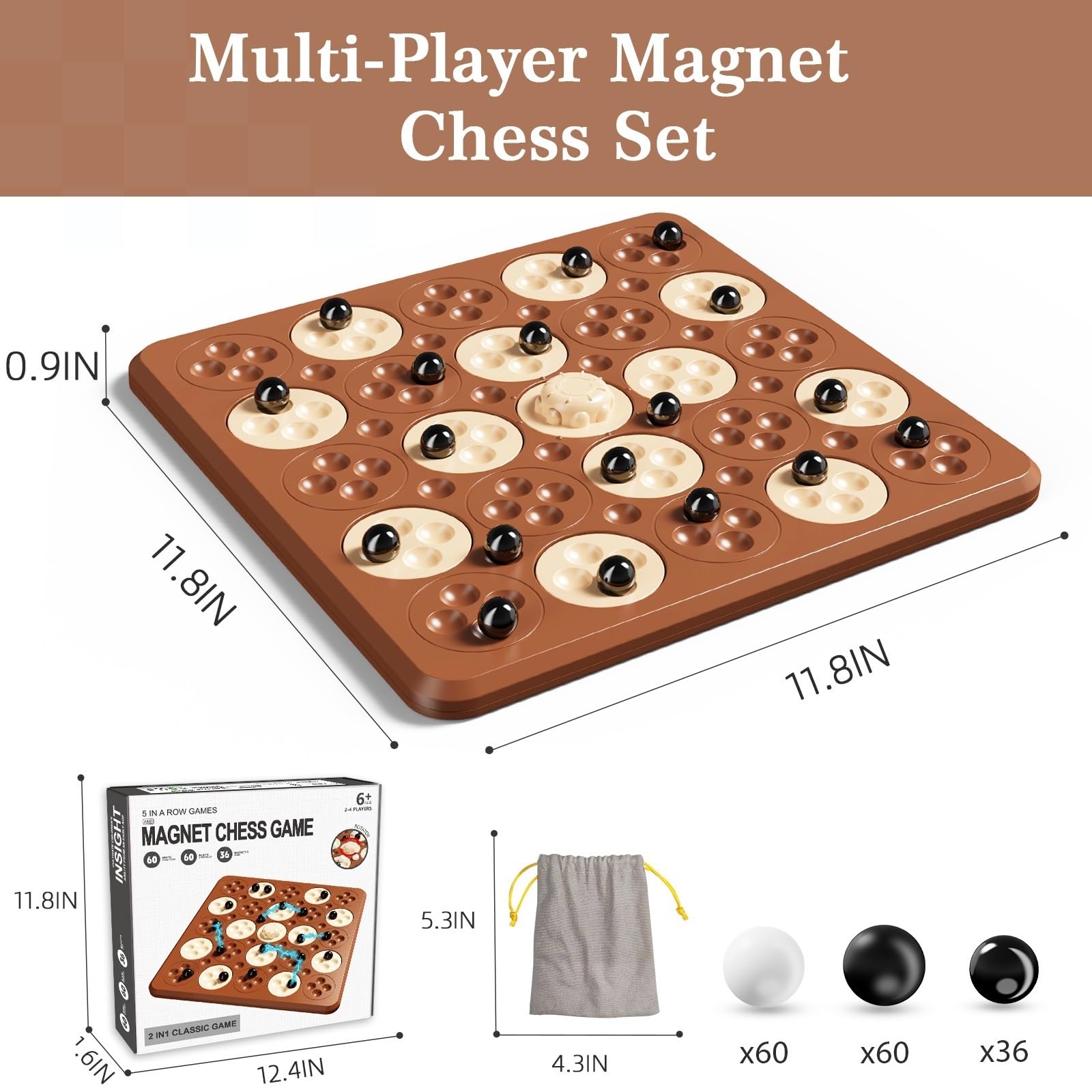 Hcusus gift-ready magnet chess presented as a thoughtful holiday gift