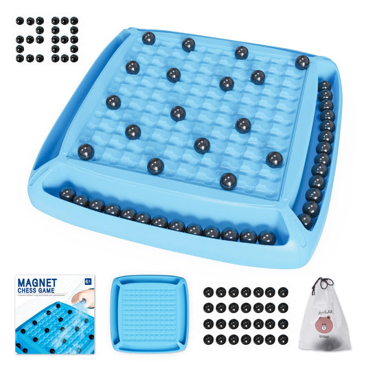 Hcusus Magnet Game blue board top view for family night fun
