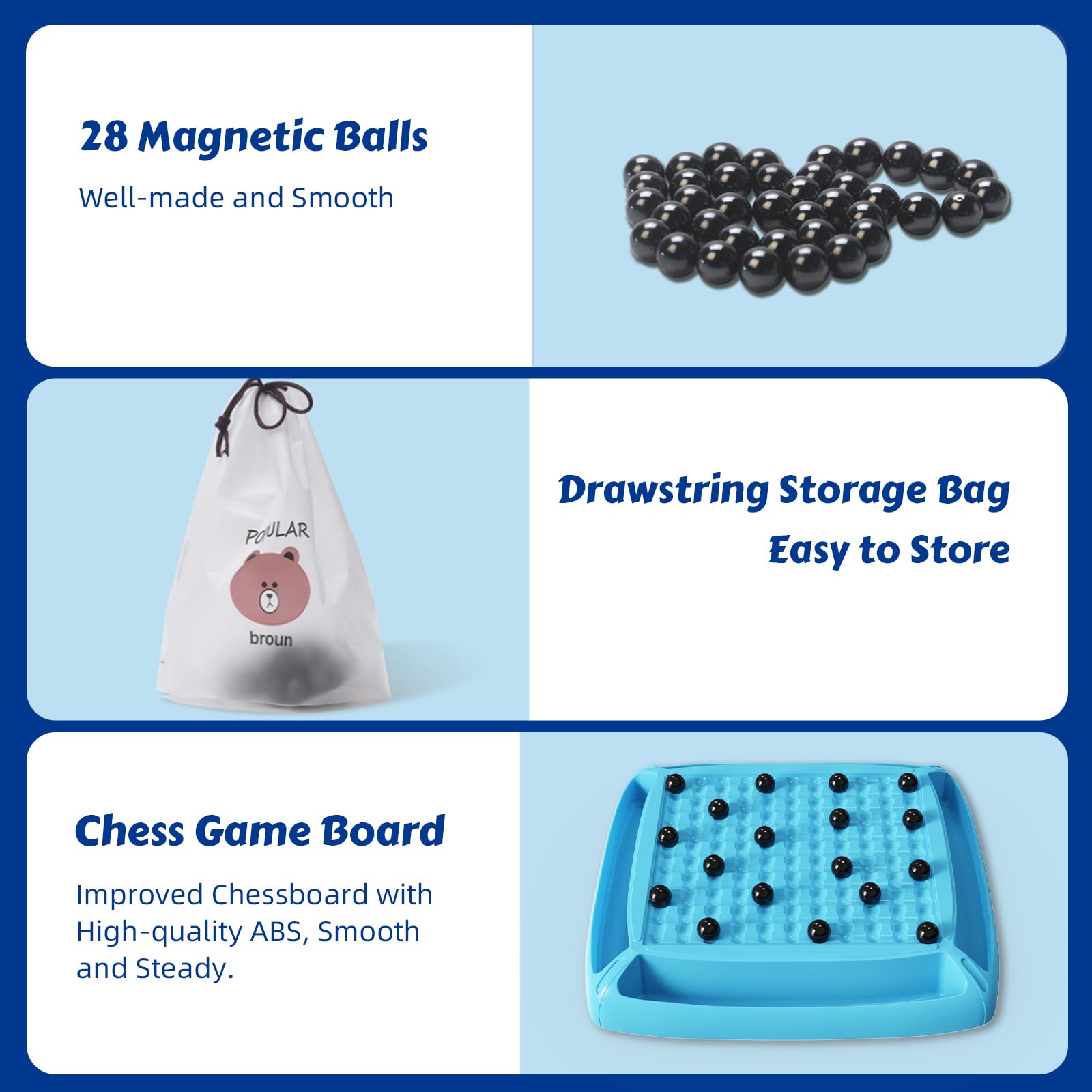 Hcusus Magnet Game tabletop setup for cozy game nights