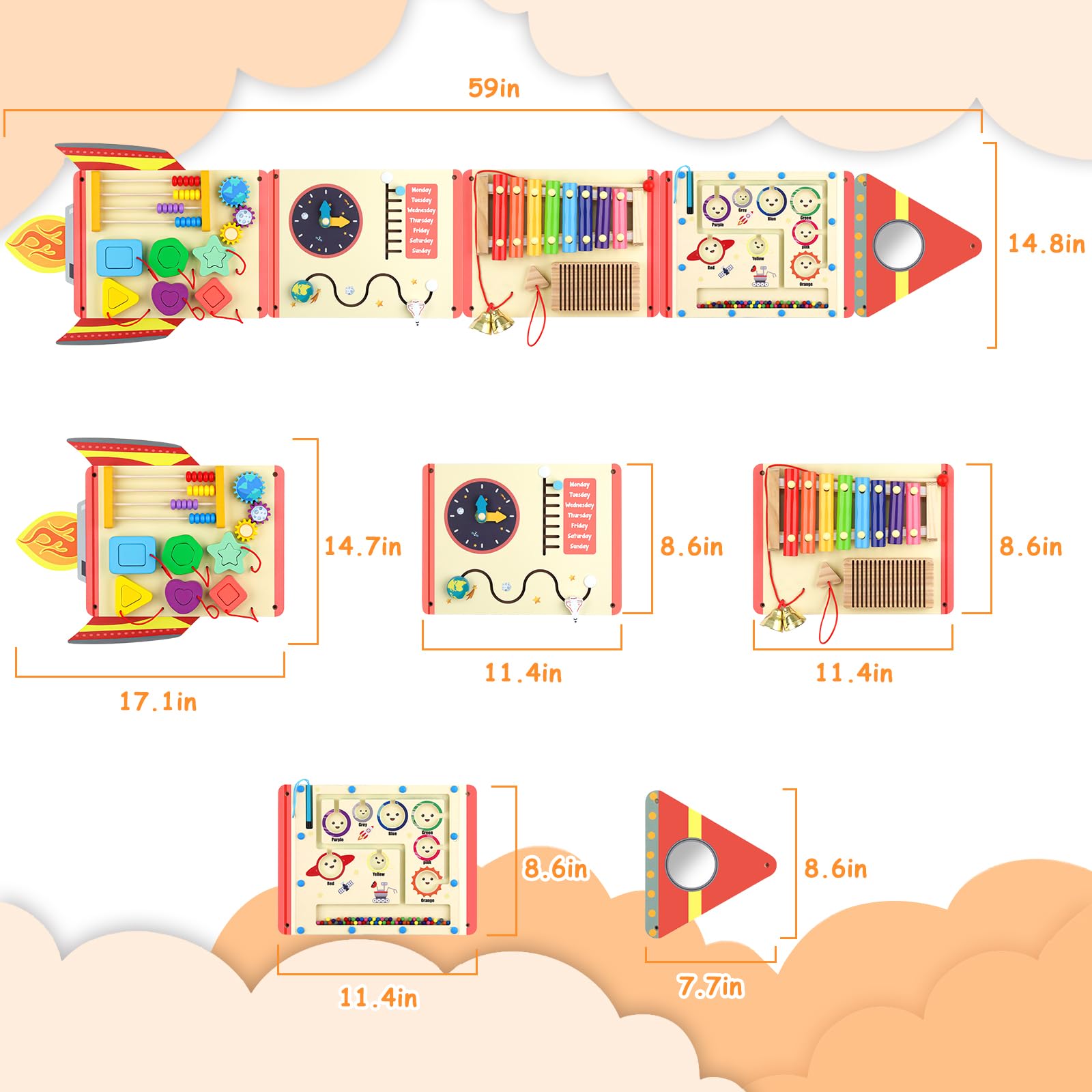 Hdsahdok color-sorting activity with dials supports color recognition and fine motor skills