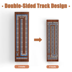 Hdsahdok four-color peg set enables clear scoring.