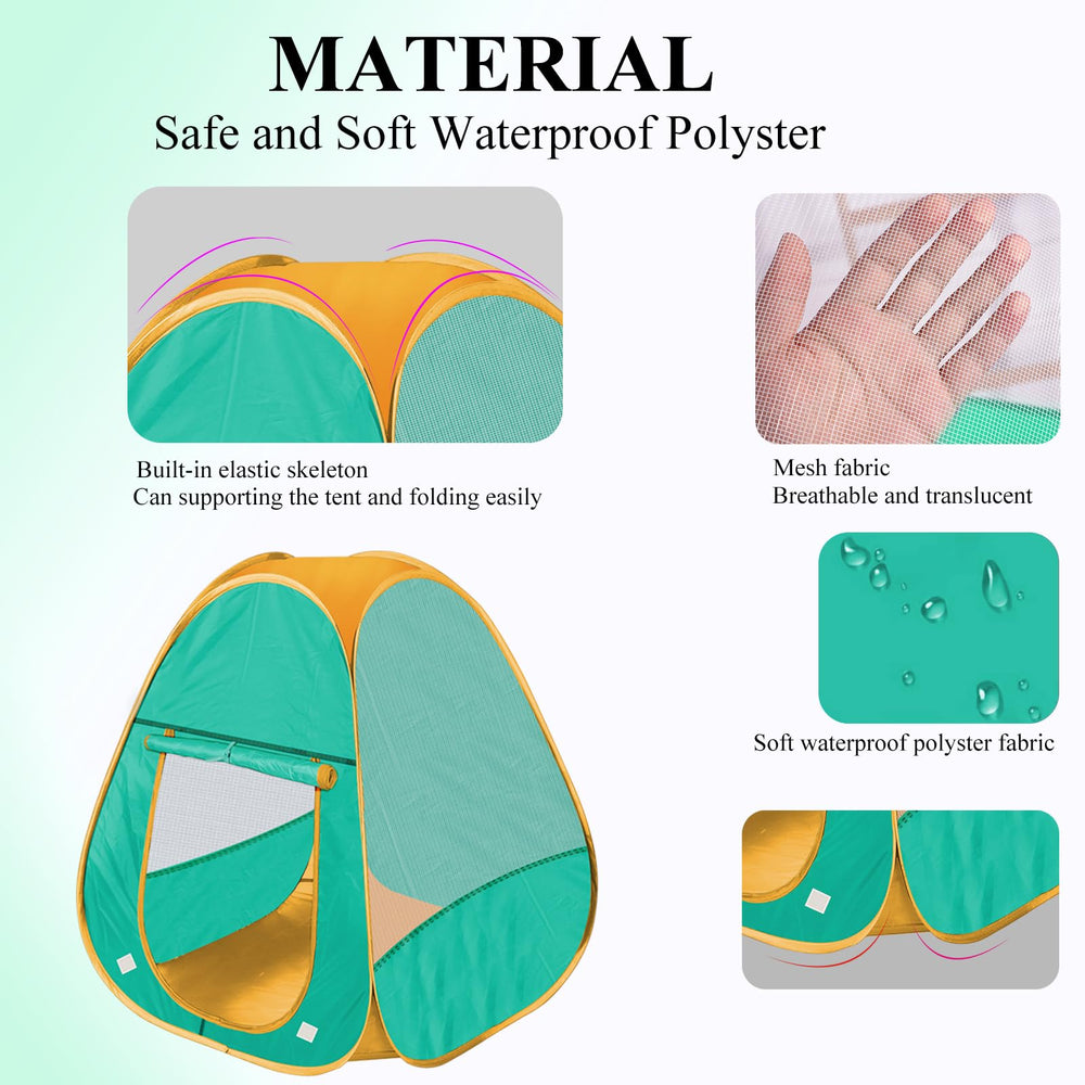 HDUAWHE foldable tent folds compactly for easy storage