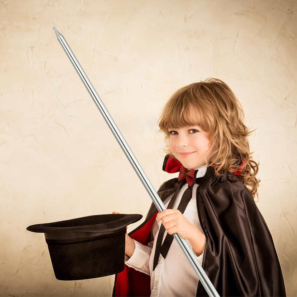 Healifty stainless steel cane sheen highlights a durable professional prop.
