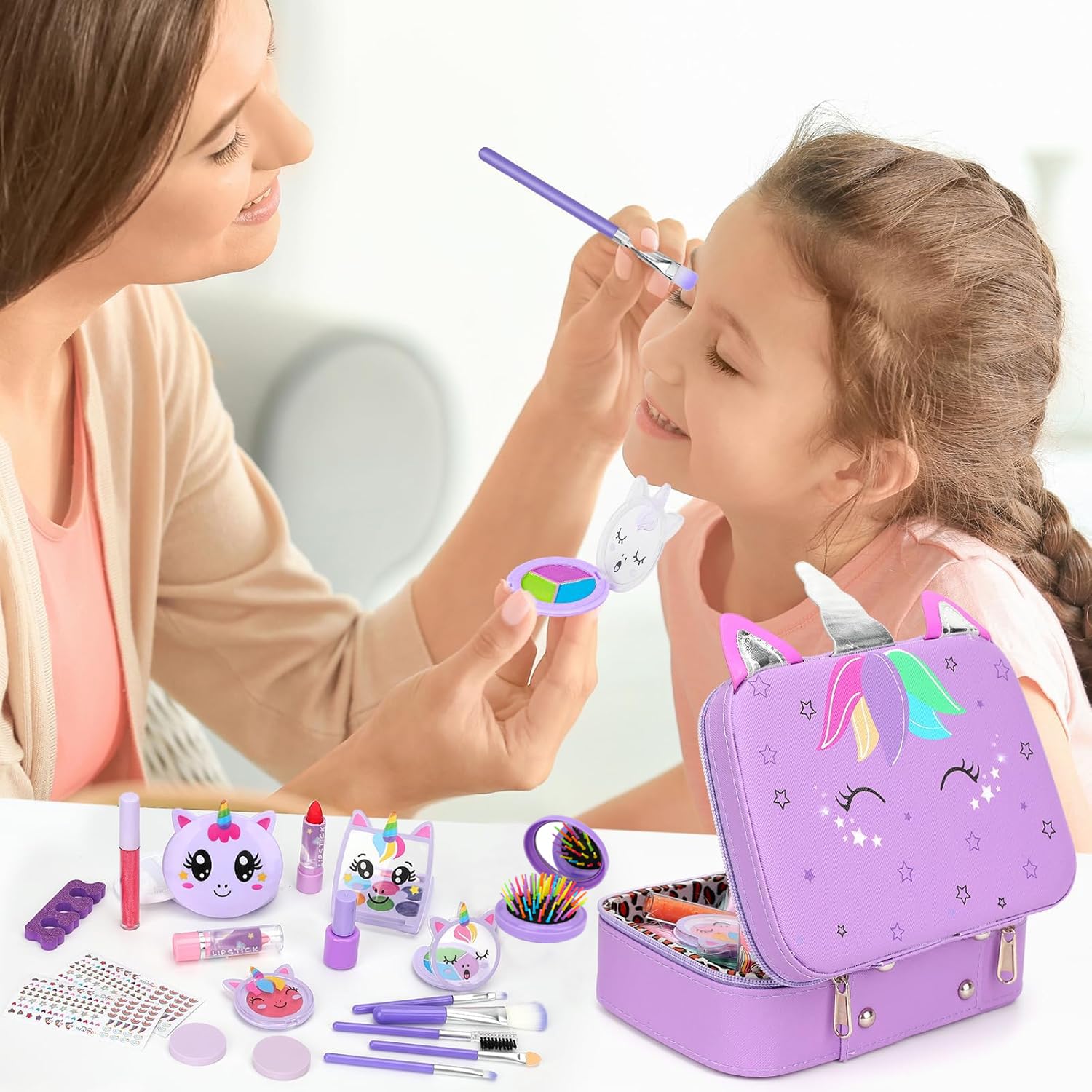 Heaning sponge and puff included for gentle washes