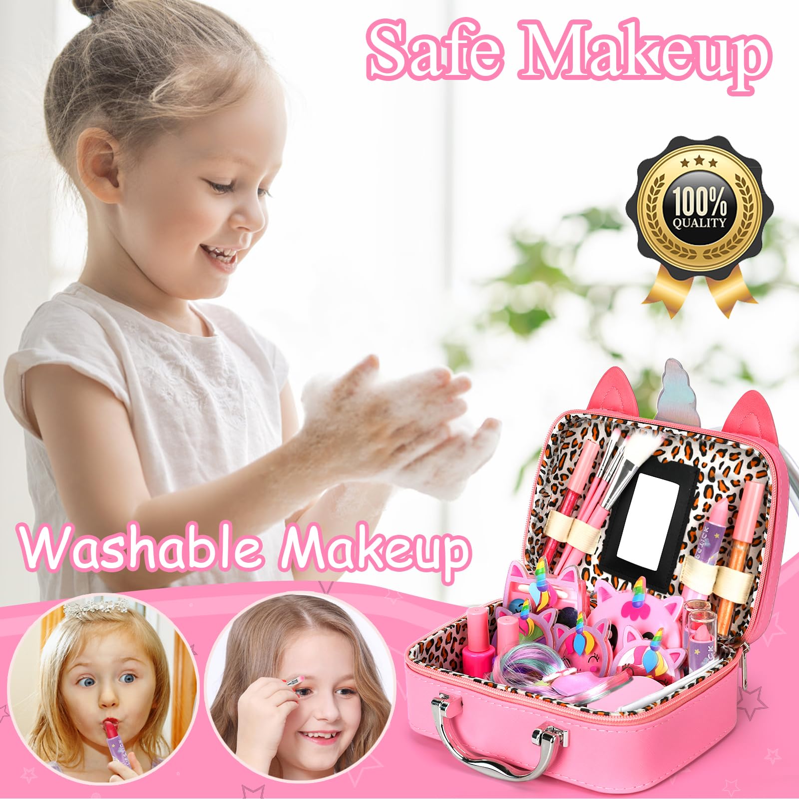 Heaning lip glosses provide shimmery, kid-friendly gloss for dress-up fun