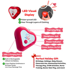 Heartbeats stethoscope kit designed for kids aged 4+ to spark curiosity.