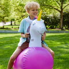 HearthSong Hop N Go backyard play setup ready for outdoor fun.