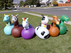 HearthSong lightweight outdoor toy suitable for kids and social bouncing.