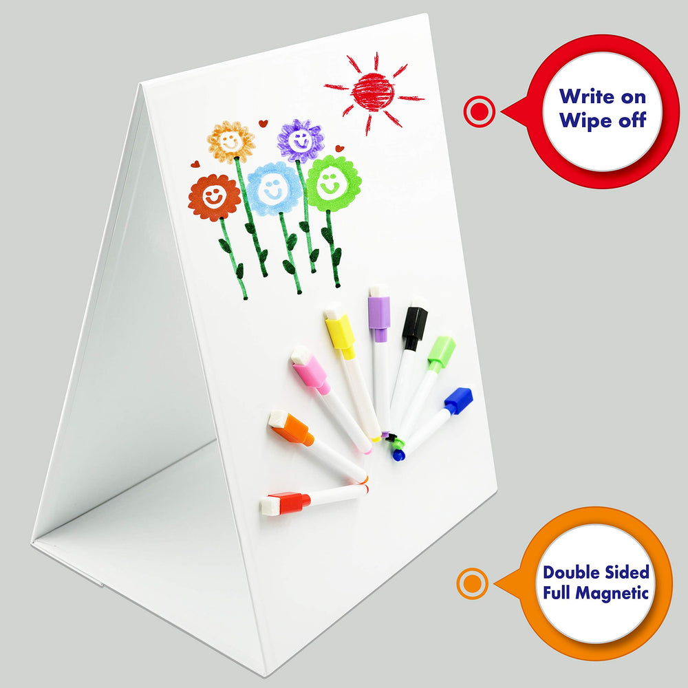 Hebayy 8-color dry erase markers included for brainstorming and notes