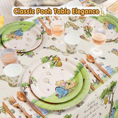 Heboland Winnie Pooh dessert plates-7inch: reliable disposable option for easy entertaining.