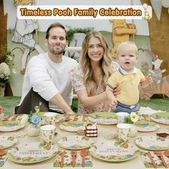 Heboland Winnie Pooh napkins: soft, absorbent, skin-friendly for family celebrations.