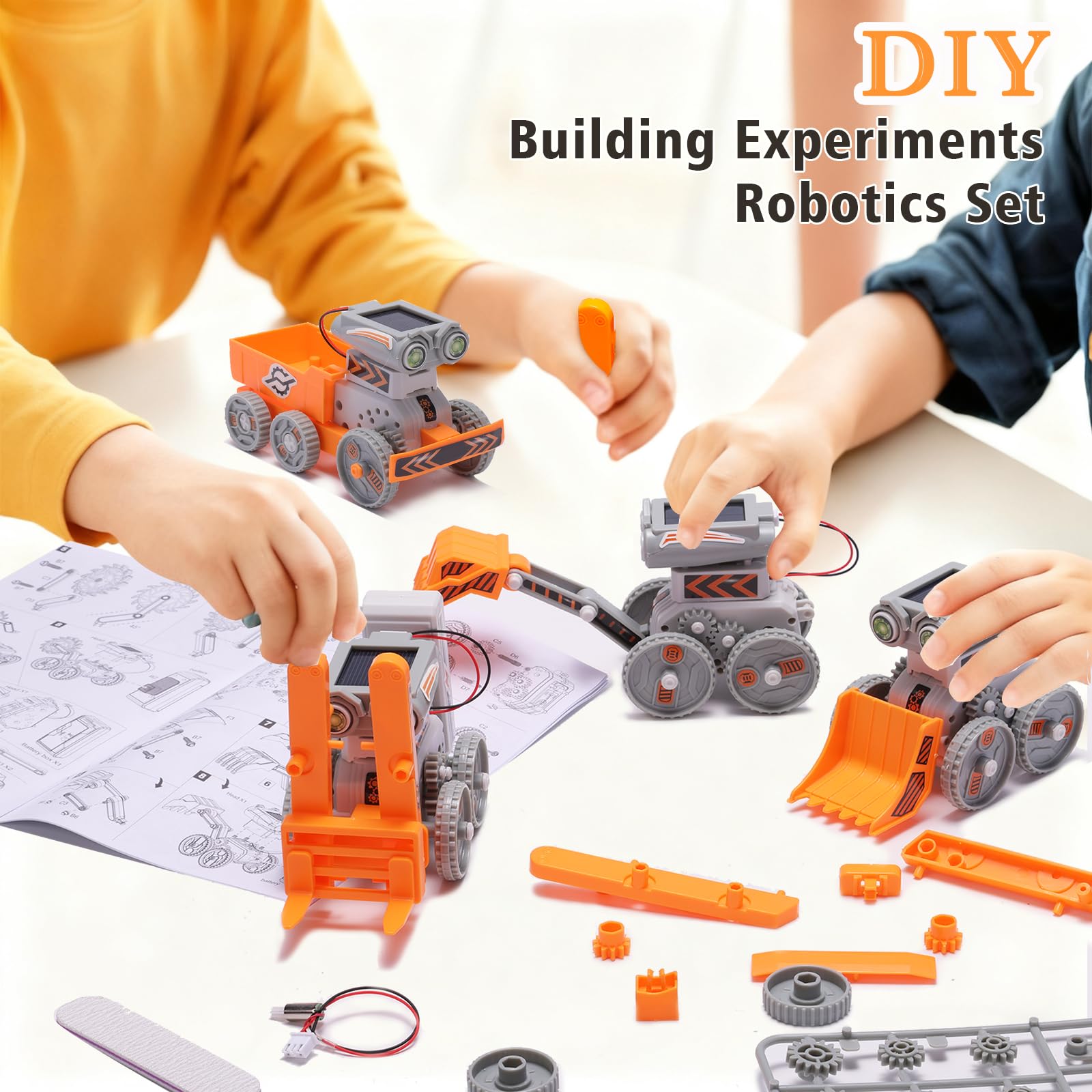 Hechify DIY stem robot building session promotes teamwork and problem-solving