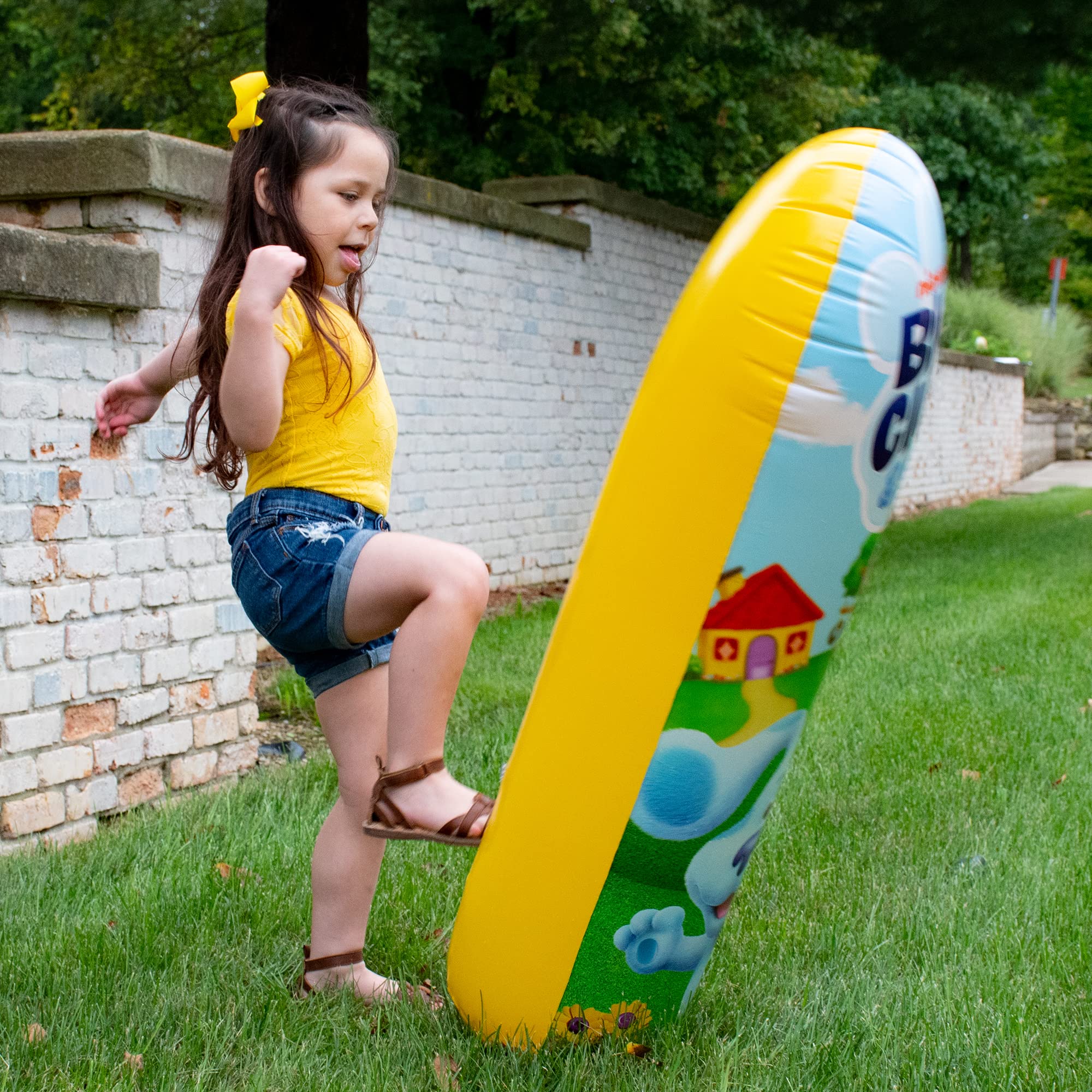 Hedstrom Blue's Clues You Bop Bag base filled with sand for sturdy stand.