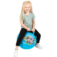 Durable vinyl construction of Hedstrom Hopper Ball supports repeated bouncing sessions