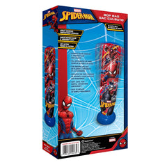 Hedstrom Marvel Spider-Man 60-inch Bop Bag deflates for easy storage.