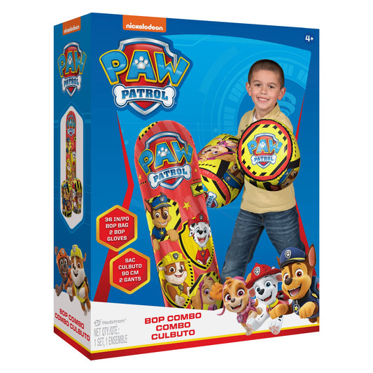 Hedstrom Paw Patrol Bop Bag base fill with water or sand supports stable bounce-back.
