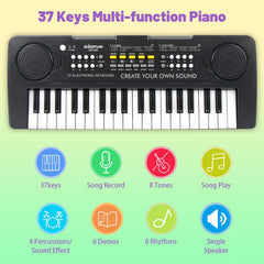 HEEPUEW portable piano toy for kids, ideal for indoor and outdoor play