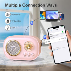 heetipuk karaoke machine 4-hour battery supports long playtime on trips