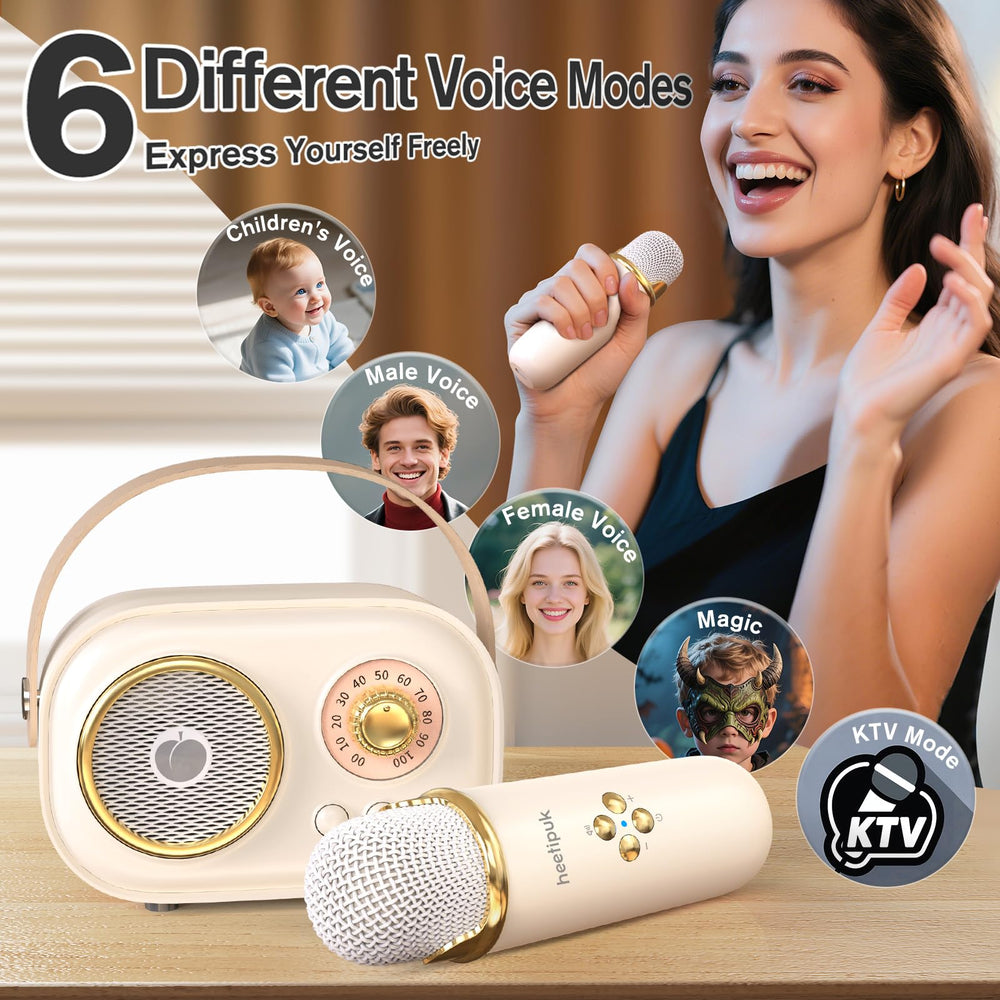 heetipuk mini karaoke machine gift packaging makes White Elephant gifting easy