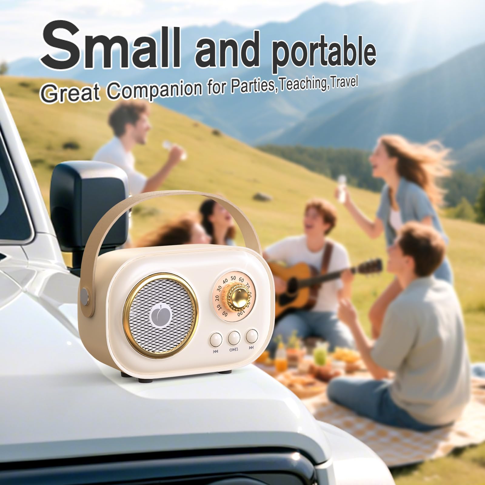 heetipuk mini karaoke machine two mics enables easy duets and interactive play