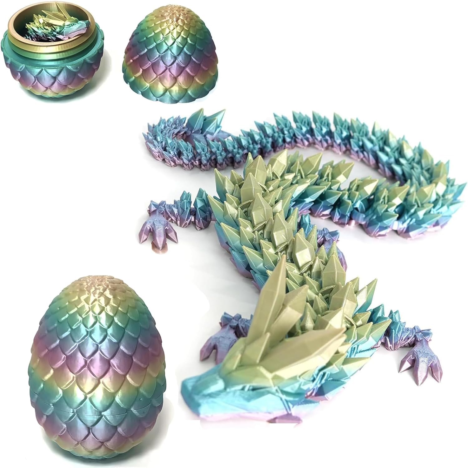 HEFANDAISHU dragon egg inside image for a playful Easter centerpiece