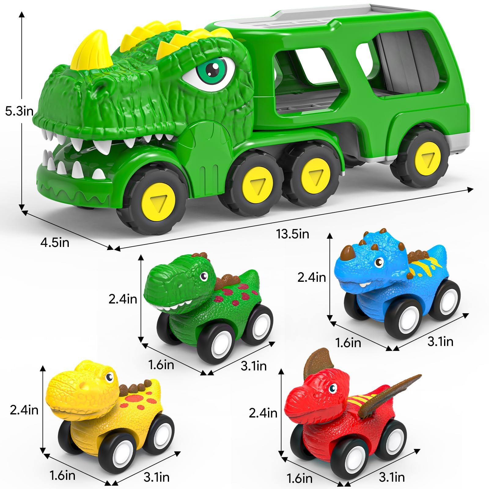 HEGUD dinosaur toys made from non-toxic plastic with smooth edges