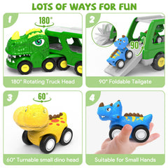 HEGUD dinosaur truck with 180 turning head for interactive storytelling