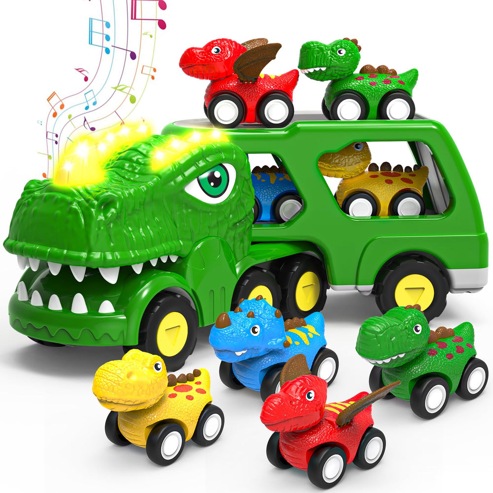 HEGUD 5-in-1 dinosaur vehicle truck for toddlers inspires imaginative play