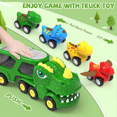 HEGUD mini dino pull-back cars boost fine motor play